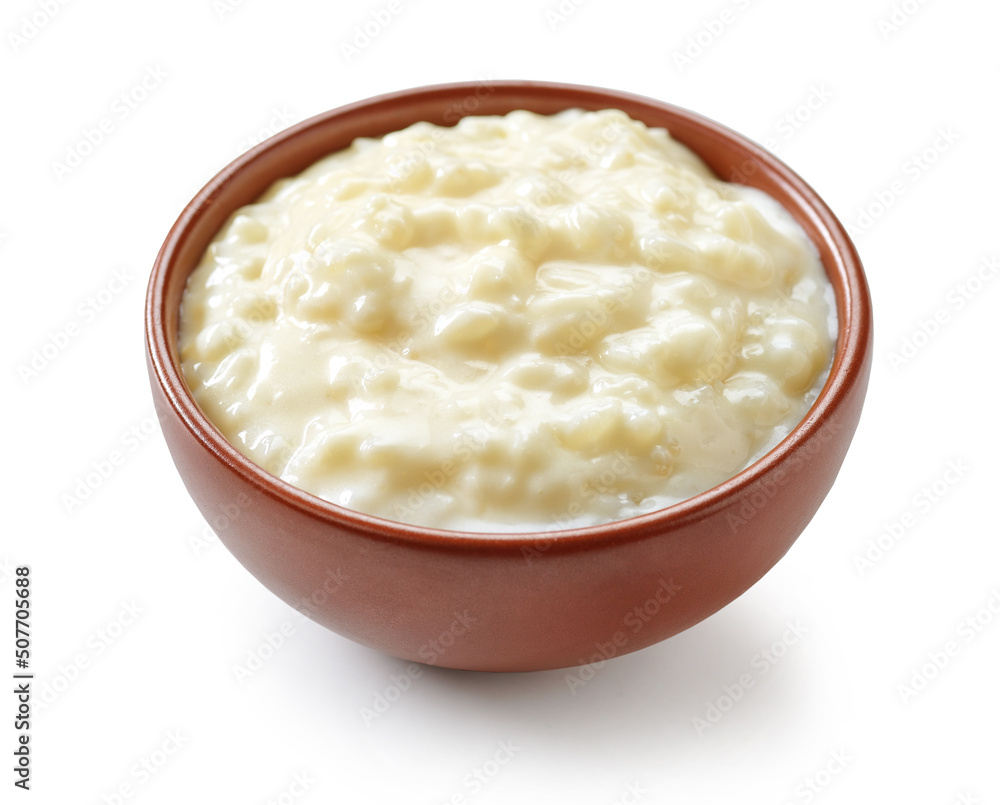 Obraz na płótnie bowl of rice pudding w salonie