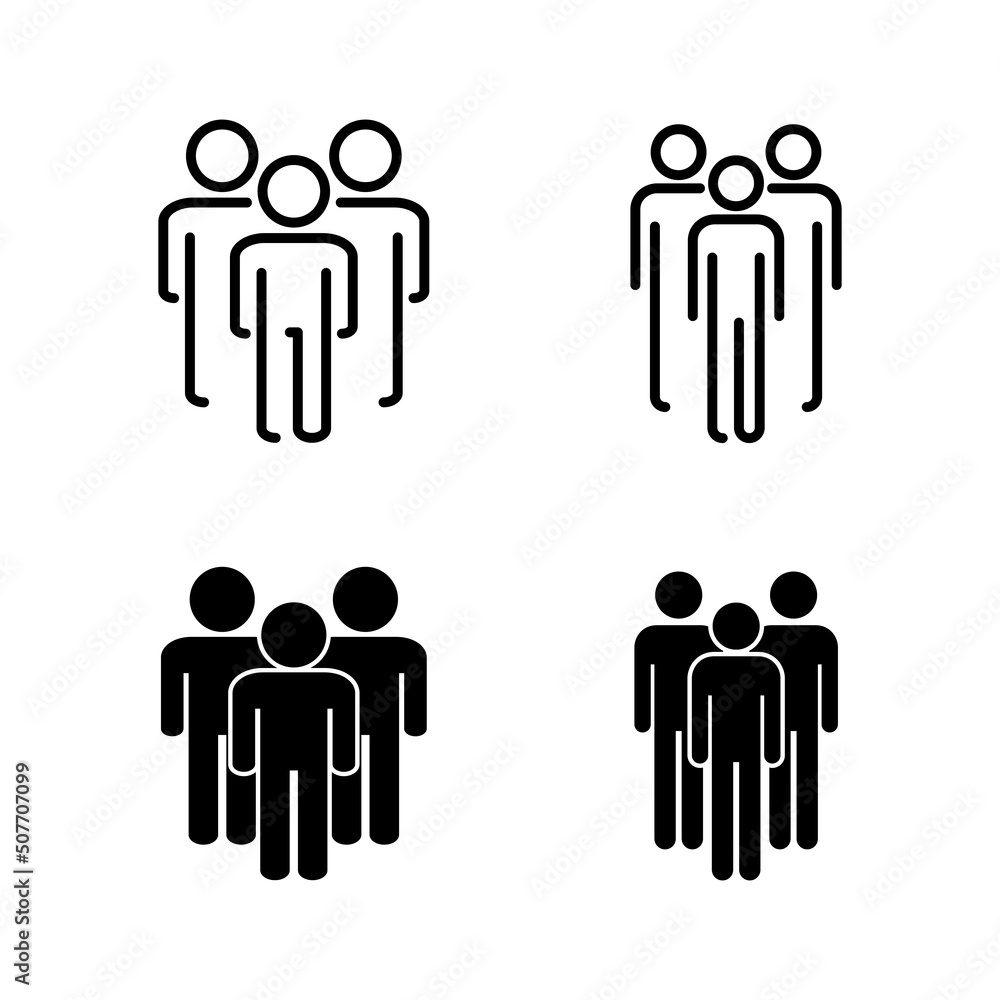 people icons vector. person sign and symbol. User Icon vector people icons vector. person sign and symbol. User Icon vector