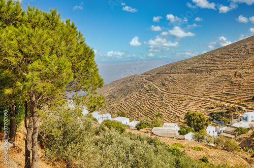 Kallitsos village in Serifos Greece