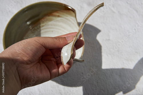 Broken noodle bowl