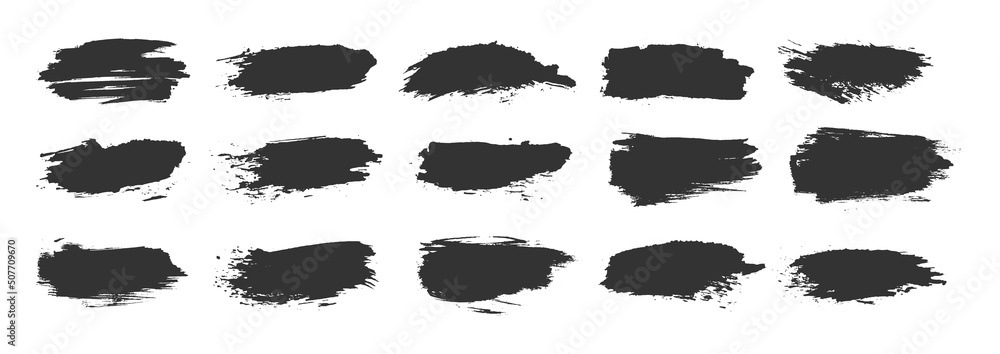 Ink paintbrush grunge texture black silhouette set. Dab paint dirty ripped shape brush element backdrop text print fabric ad sign business card. Pattern dry cup marker texture caligraphy line isolated Ink paintbrush grunge texture black silhouette set. Dab paint dirty ripped shape brush element backdrop text print fabric ad sign business card. Pattern dry cup marker texture caligraphy line isolated