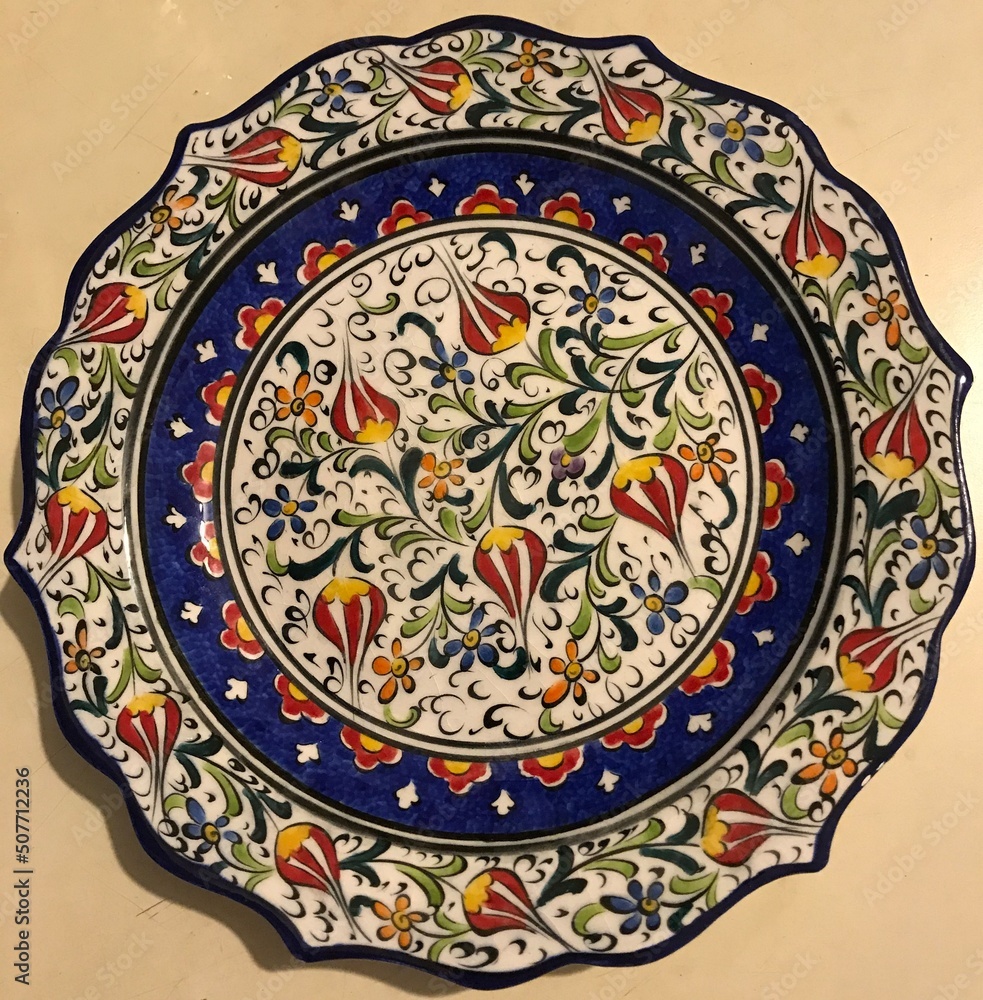Turkish ceramic plate 