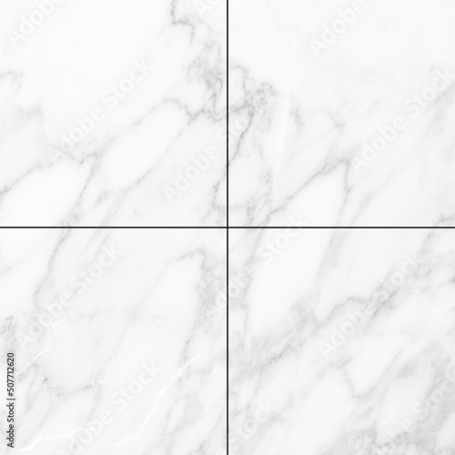White marble texture background for floor and wall.