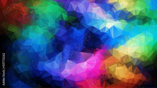 low poly background rainbow dark colorfull wallpaper
