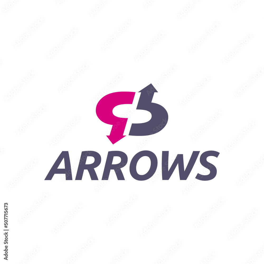 Arrows Symbol Marketing Question Poll Logo