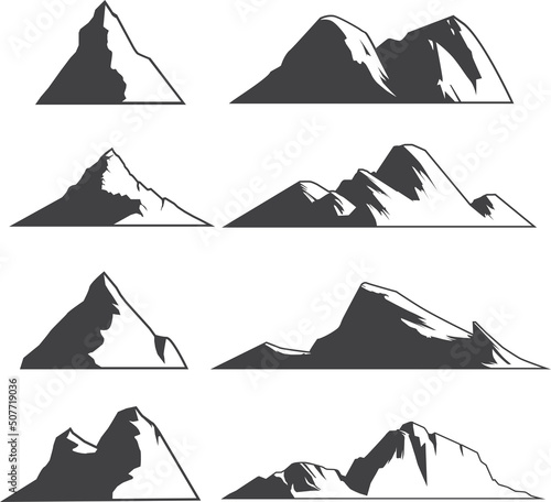 Vintage mountains collection