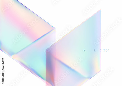 Set of colored 3D objects on a white background.