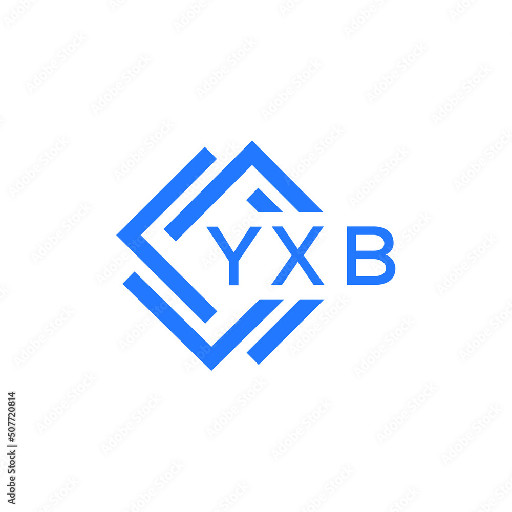 YXB letter logo design on white background. YXB creative initials letter logo concept. YXB letter design. YXB letter logo design on white background. YXB creative initials letter logo concept. YXB letter design.