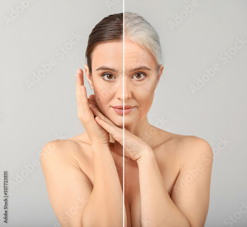 Beautiful young woman with ...