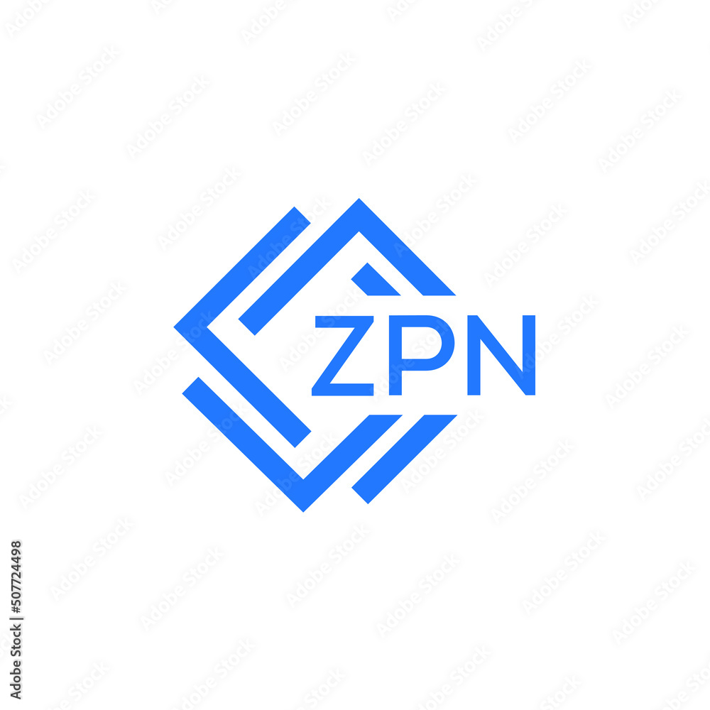 ZPN letter logo design on white background. ZPN creative initials letter logo concept. ZPN letter design. ZPN letter logo design on white background. ZPN creative initials letter logo concept. ZPN letter design.