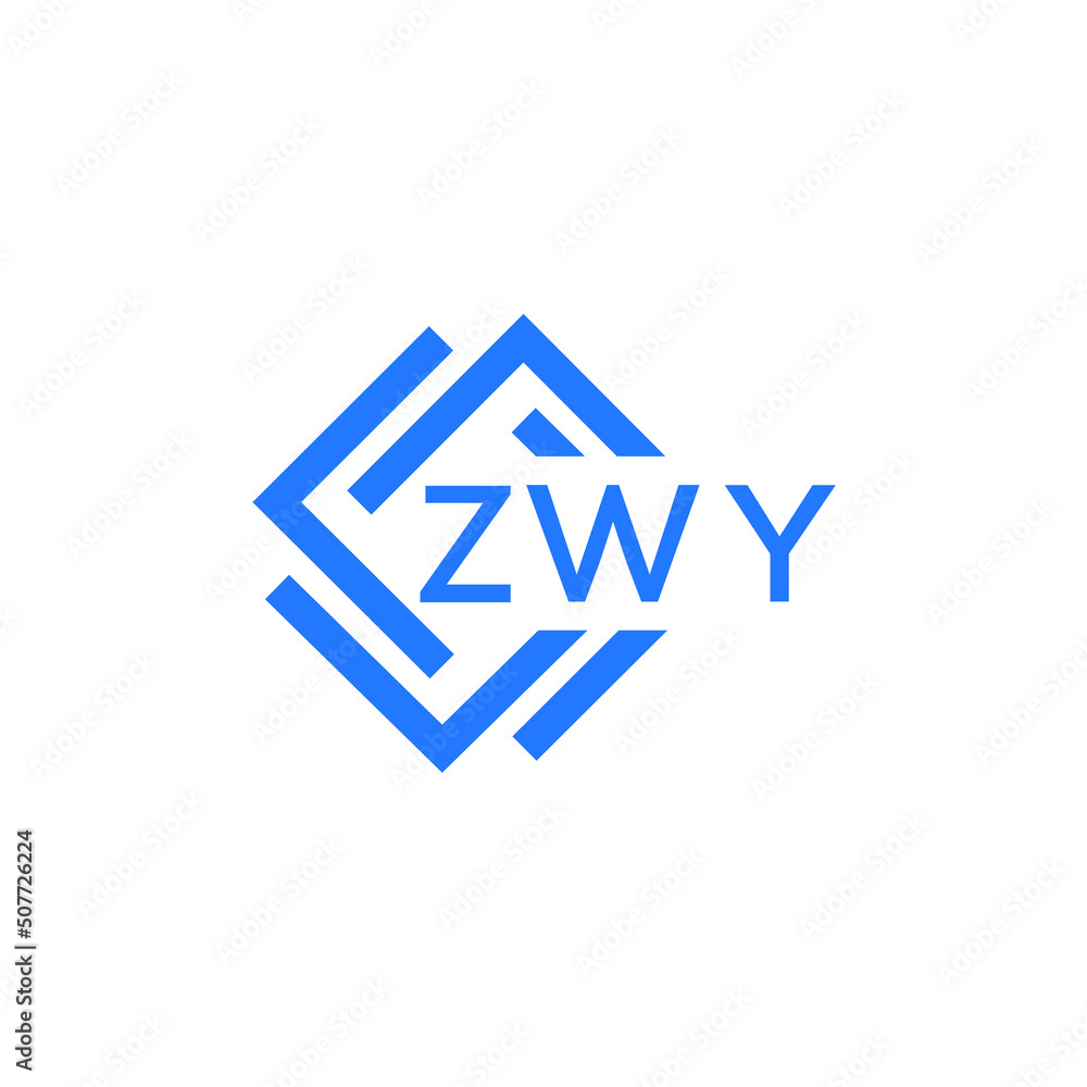 ZWY letter logo design on white background. ZWY creative initials letter logo concept. ZWY letter design. ZWY letter logo design on white background. ZWY creative initials letter logo concept. ZWY letter design.