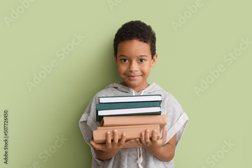 Little African-American boy...