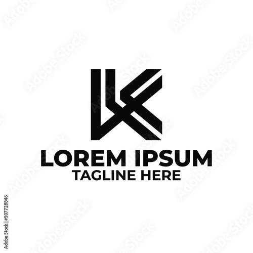 Letter K logo icon design template elements © Iamgi Graphics