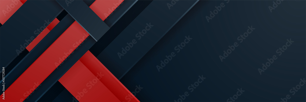 Black and red abstract banner background Black and red abstract banner background
