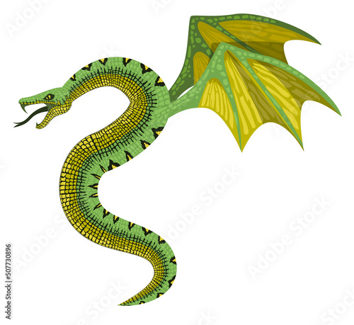 winged flying serpent mythology creature