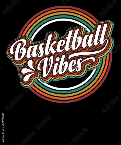 Billede på lærred Basketball Vibes, Basketball lover T-shirt