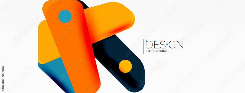 Creative geometric wallpaper. Minimal abstract background. Color bright overlapping lines composition vector illustration for wallpaper banner background or landing page Creative geometric wallpaper. Minimal abstract background. Color bright overlapping lines composition vector illustration for wallpaper banner background or landing page