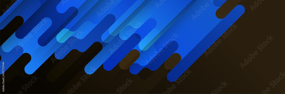 Black and blue abstract banner background Black and blue abstract banner background