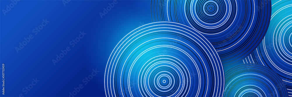 Black and blue abstract banner background Black and blue abstract banner background