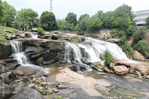 waterfall in the park