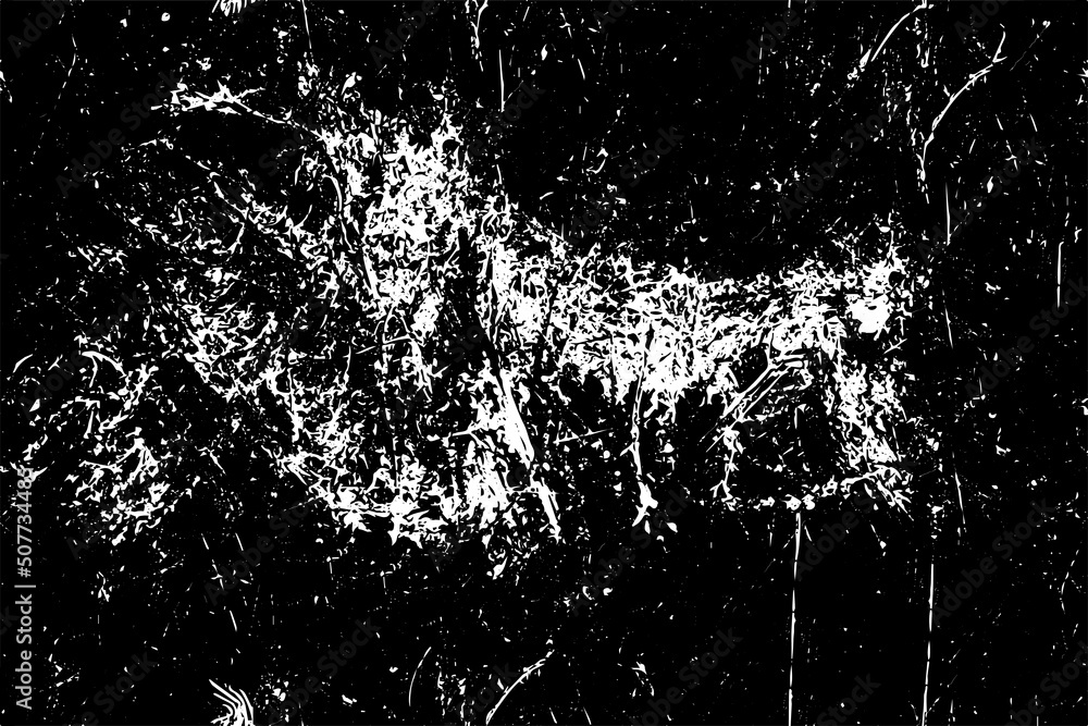 Obraz premium Abstract grunge texture is monochrome. Dirty black and white background