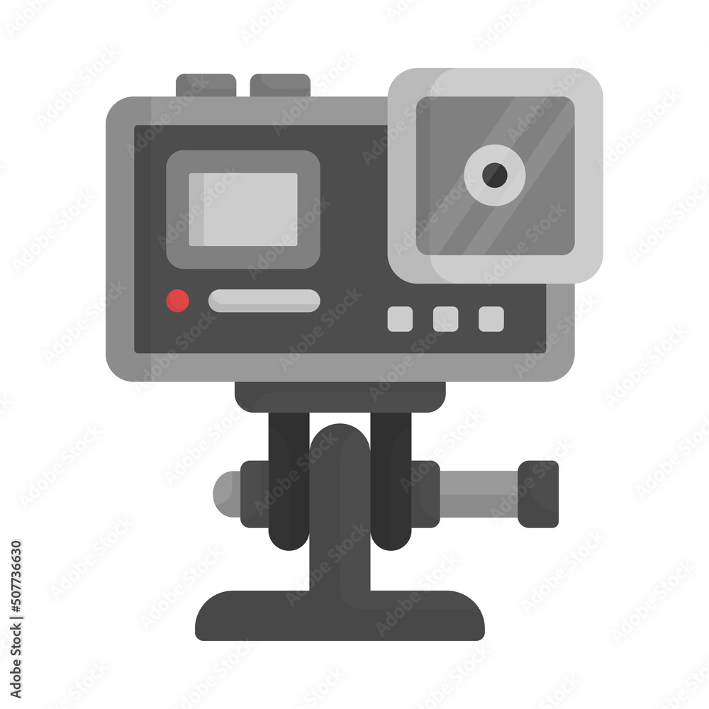 Action Camera icon design template vector illustration Action Camera icon design template vector illustration