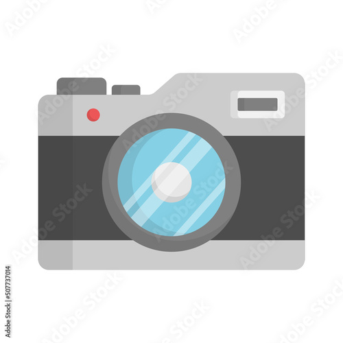 Mirrorless camera icon design template vector illustration