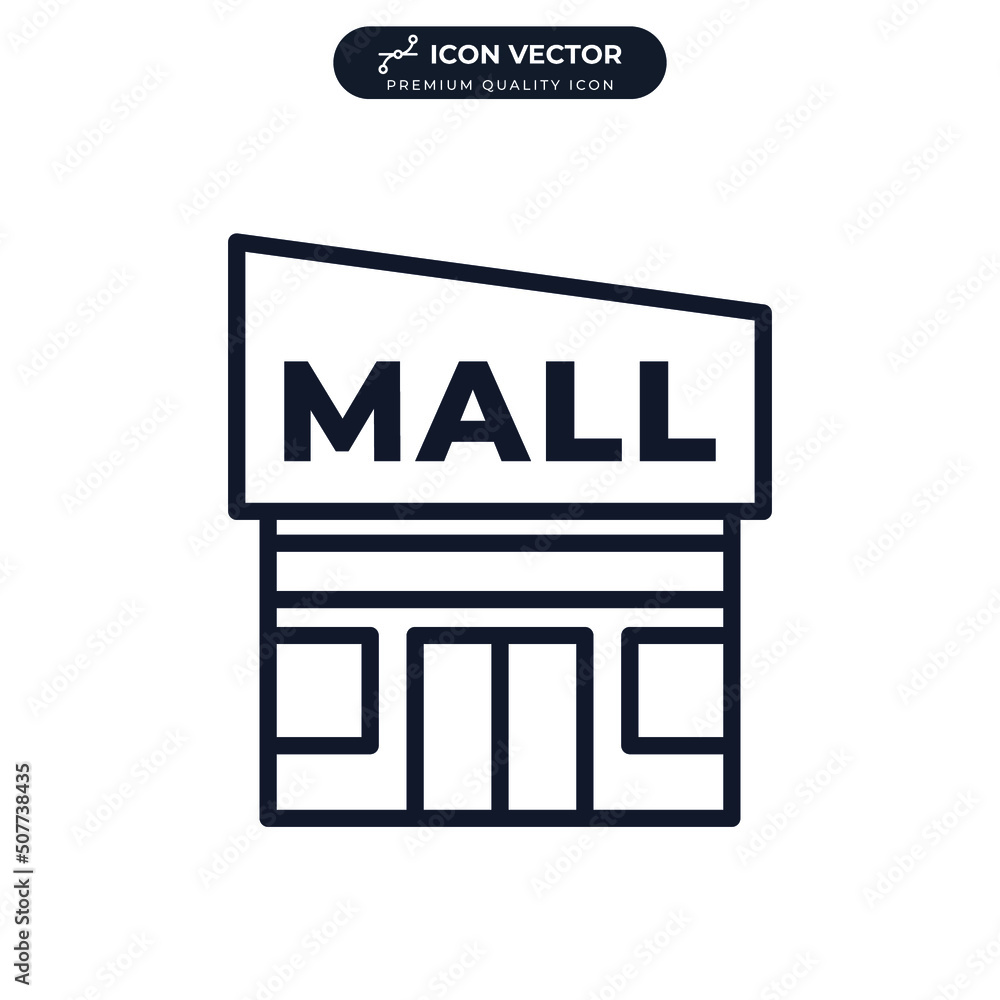 mall building icon symbol template for graphic and web design collection logo vector illustration mall building icon symbol template for graphic and web design collection logo vector illustration