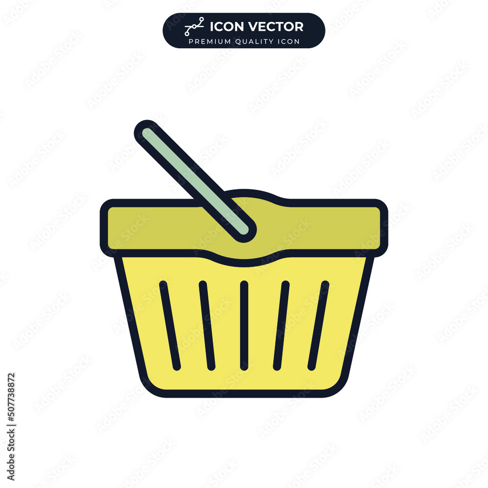 basket icon symbol template for graphic and web design collection logo vector illustration basket icon symbol template for graphic and web design collection logo vector illustration