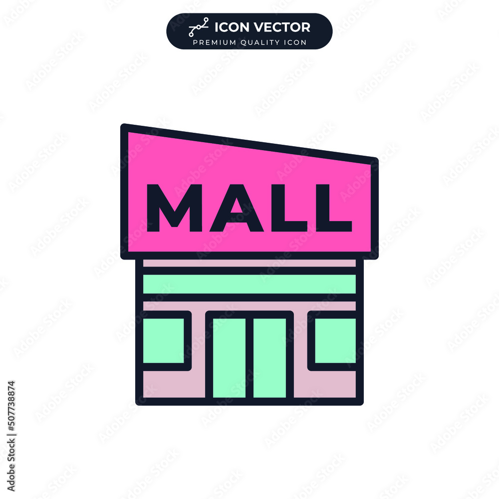 mall building icon symbol template for graphic and web design collection logo vector illustration mall building icon symbol template for graphic and web design collection logo vector illustration