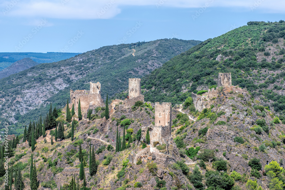 the Cathar castles of Lastours