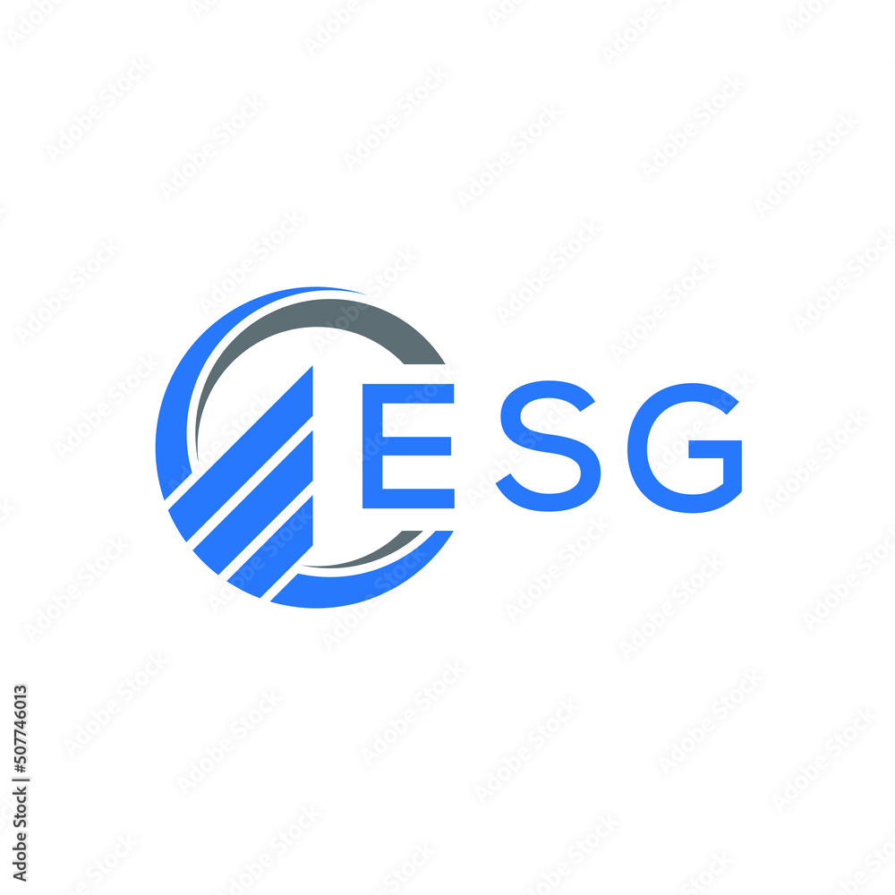 ESG Flat accounting logo design on white background. ESG creative initials Growth graph letter logo concept. ESG business finance logo design.
ESG Flat accounting logo design on white background. ESG creative initials Growth graph letter logo concept. ESG business finance logo design.