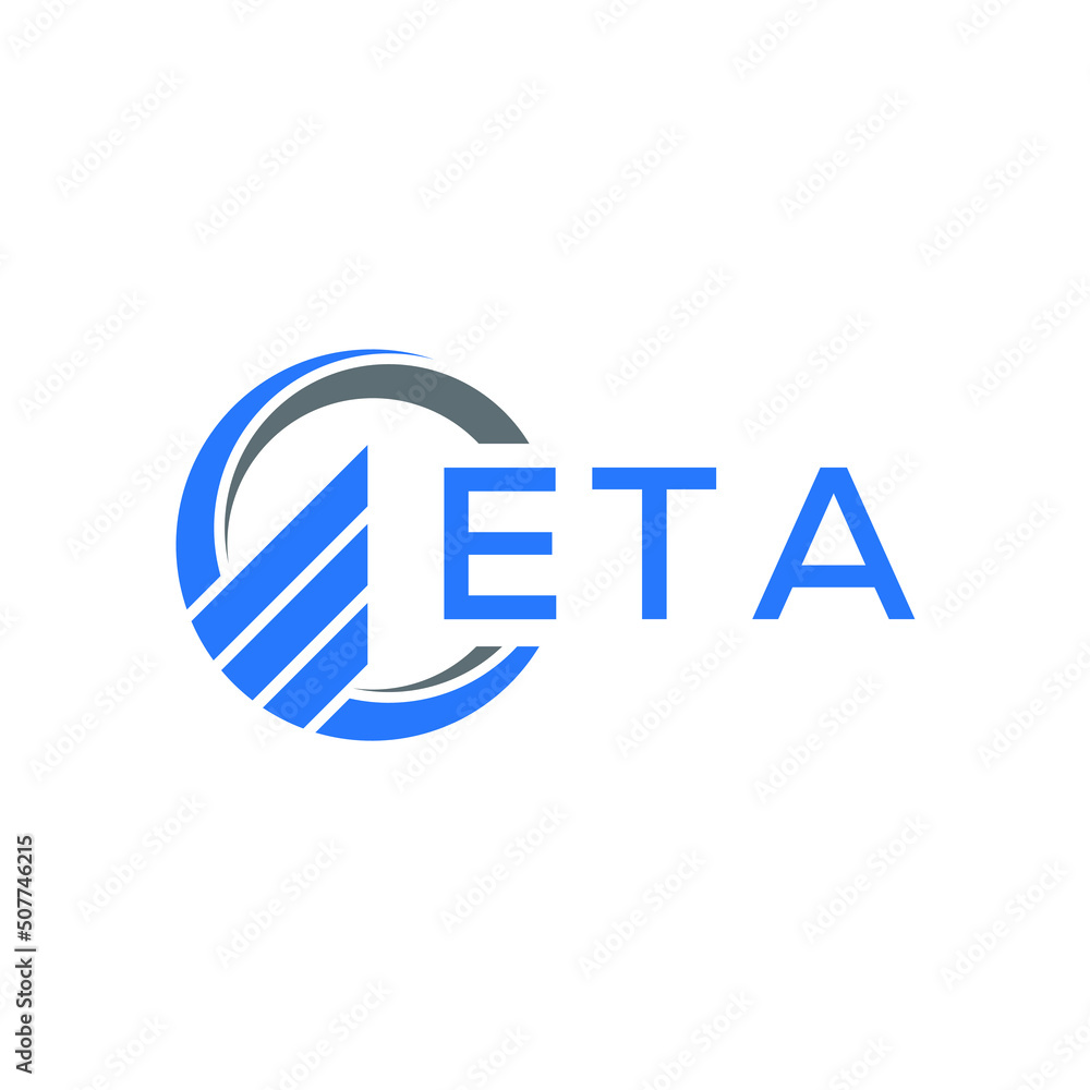 ETA Flat accounting logo design on white background. ETA creative initials Growth graph letter logo concept. ETA business finance logo design.
ETA Flat accounting logo design on white background. ETA creative initials Growth graph letter logo concept. ETA business finance logo design.
