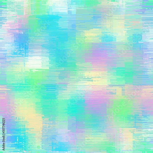 Vector image with imitation of grunge datamoshing texture.