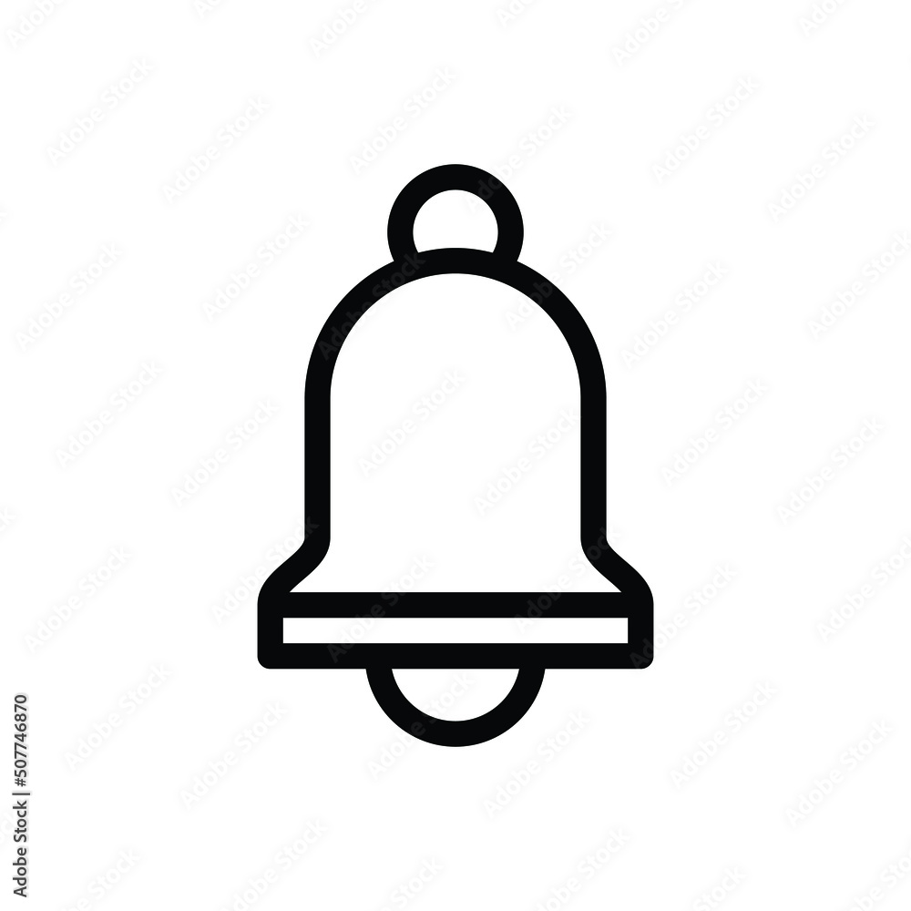Ring bell vector icon symbol design Ring bell vector icon symbol design