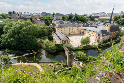 Grund district in Luxembourg photo