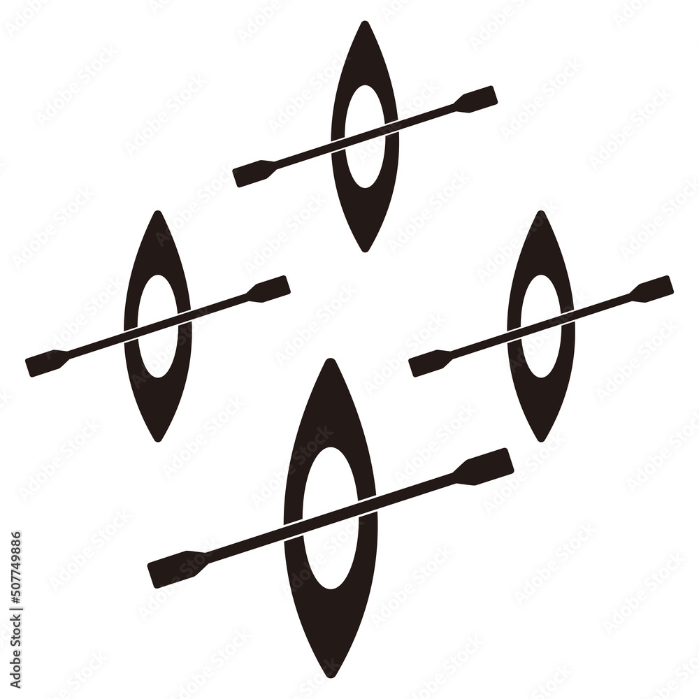 rowing set icon vector illustration design rowing set icon vector illustration design