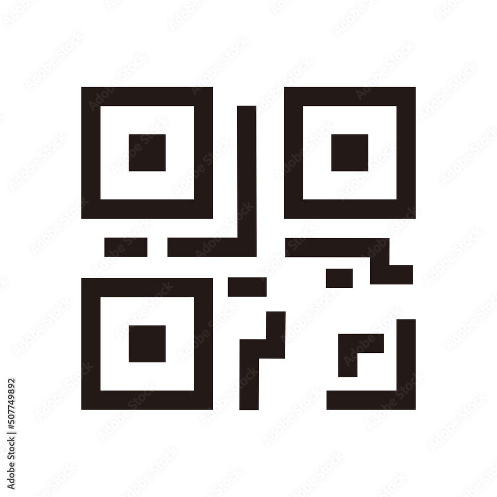 Scanning QR code icon vector illustration design Scanning QR code icon vector illustration design