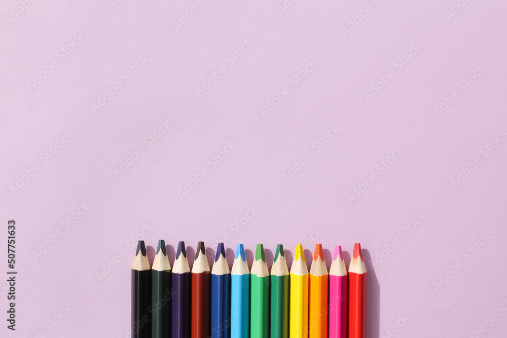 Colour pencils. Colour pencils.