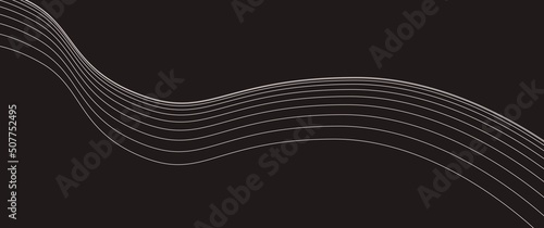 Abstract wave line or stroke with interpolated style, can be used for background, backdrop, presentation background, interior. photo