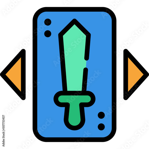 item filled outline icon