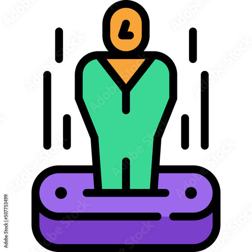 teleport filled outline icon