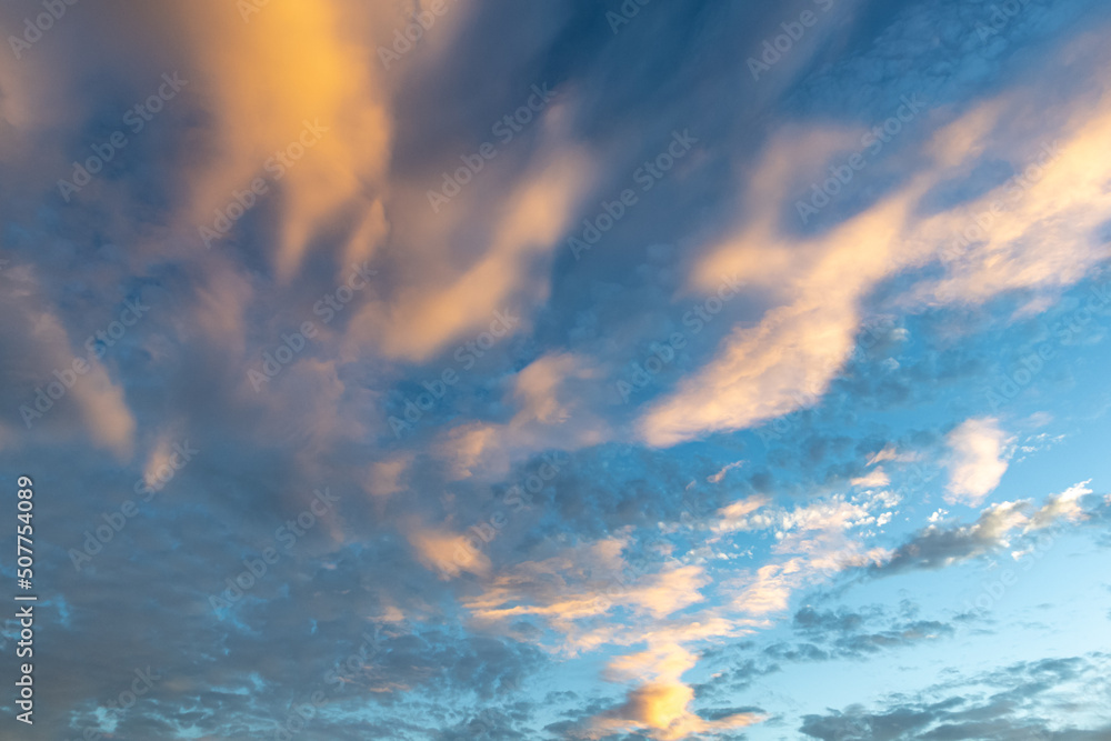 Obraz premium 絵のような夕空4