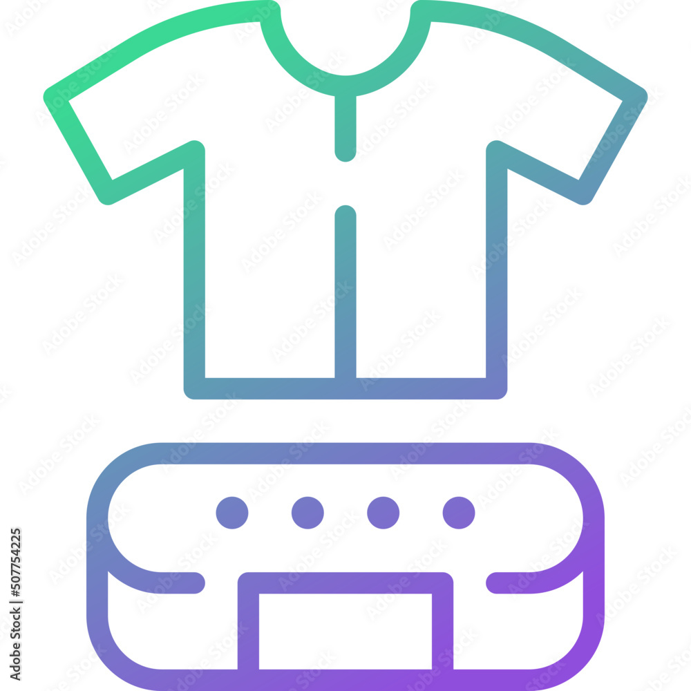 outfit gradient line icon outfit gradient line icon