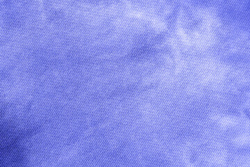 Abstract tie dye purple fabric cloth Boho pattern texture for background or groovy wedding card, sale flyer, 60s, 70s poster, kid tie-dye diy backdrop. Modern Watercolor Wet Brush Fabrics Art
