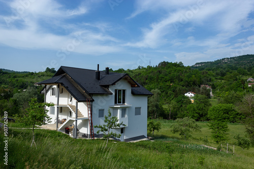 Wallpaper Mural House in Balkan mountains. Bosnia and Hercegovina. Torontodigital.ca