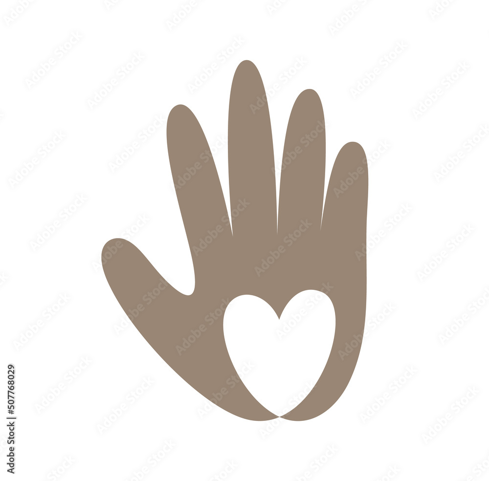 Hand drawn hand with heart Encourage donate logo. Stop war in Ukraine. Concept idea of donation and help icon. Protection from Russian invaders Hand drawn hand with heart Encourage donate logo. Stop war in Ukraine. Concept idea of donation and help icon. Protection from Russian invaders