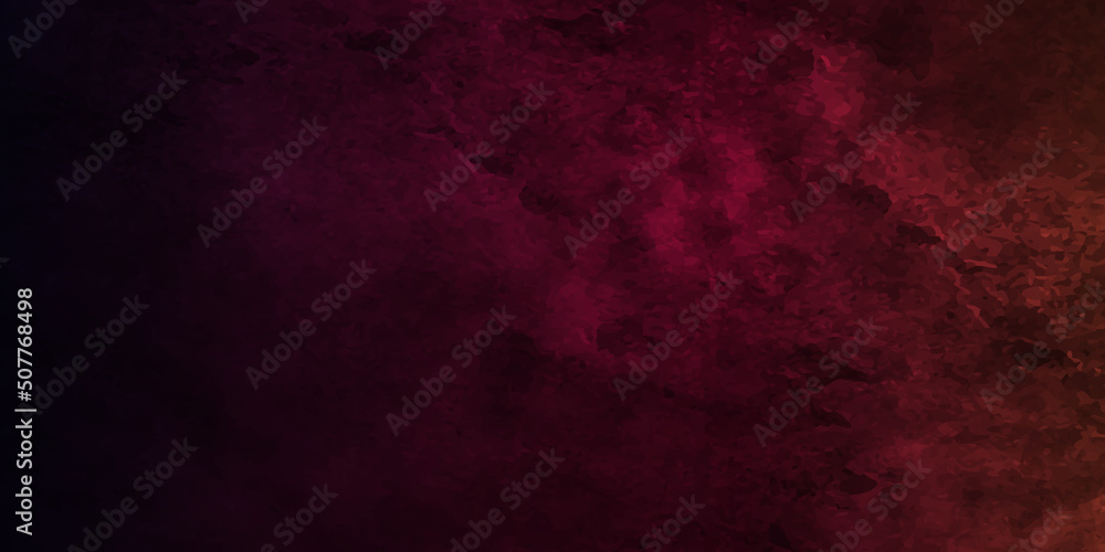 Abstract dark or blood-red painted grunge texture with space for text, Grainy grunge texture with dust and spots, Beautiful red background with vintage grunge texture.