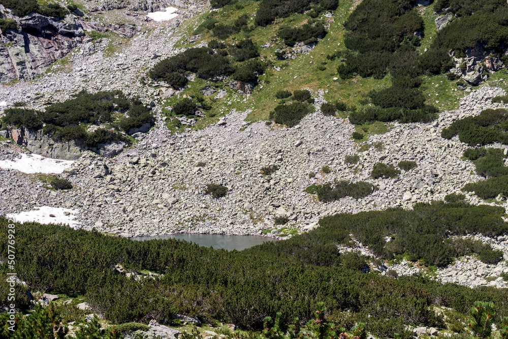 Landscape of Rila Mountain near The Scary lake, Bulgaria Landscape of Rila Mountain near The Scary lake, Bulgaria