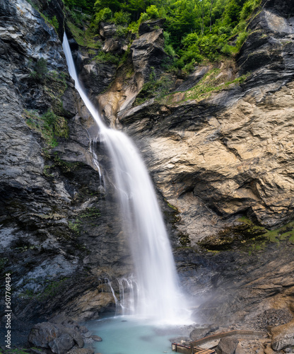 Reichenbach falls in the Swiss Alps